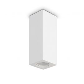 Plafoniere cu spoturi, Spoturi aplicate - Spot aplicat tavan LOOK PL1 SQUARE D70 H200 GESSO