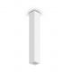 Plafoniere cu spoturi, Spoturi aplicate - Spot aplicat tavan LOOK PL1 SQUARE D70 H400 GESSO