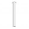 Spot aplicat tavan LOOK PL1 SQUARE D70 H750 GESSO
