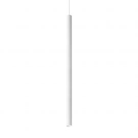 Pendule, Lustre suspendate - Pendul minimalist LOOK SP1 ROUND D40 H1000 BIANCO