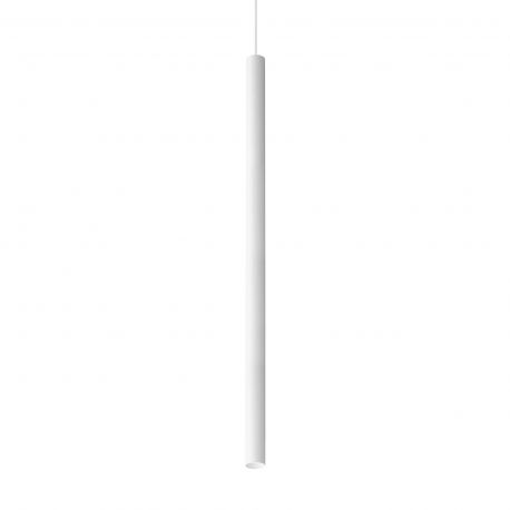 Pendule, Lustre suspendate - Pendul minimalist LOOK SP1 ROUND D40 H1000 BIANCO
