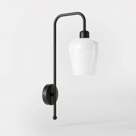 Aplice, corpuri de iluminat pentru pereti - Aplica de perete design italian din alama si sticla Talis