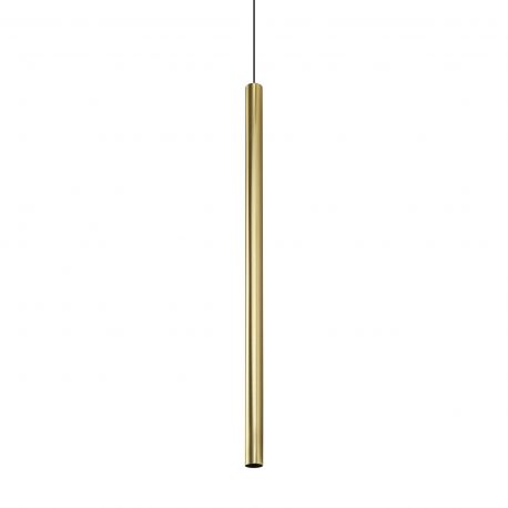 Pendule, Lustre suspendate - Pendul minimalist LOOK SP1 ROUND D40 H1000 OTTONE