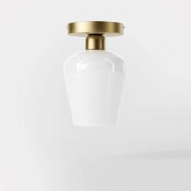 Plafoniere - Plafoniera design italian din alama si sticla Talis