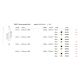 Pendule, Lustre suspendate - Pendul minimalist LOOK SP1 ROUND D40 H250 BIANCO