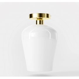 Plafoniere - Plafoniera design italian din alama si sticla Talis