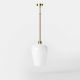 Pendule, Lustre suspendate - Lustra design italian din alama si sticla Talis