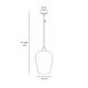 Pendule, Lustre suspendate - Lustra design italian din alama si sticla Talis