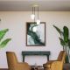Pendule, Lustre suspendate - Lustra design italian din alama si sticla Talis