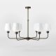 Candelabre, Lustre - Candelabru design italian din alama si sticla Talis