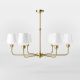 Candelabre, Lustre - Candelabru design italian din alama si sticla Talis