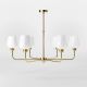 Candelabre, Lustre - Candelabru design italian din alama si sticla Talis