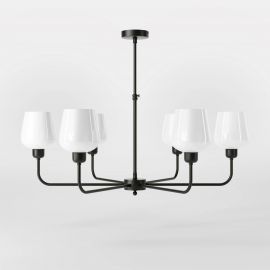Candelabru design italian din alama si sticla Talis