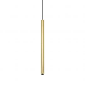 Pendule, Lustre suspendate - Pendul minimalist LOOK SP1 ROUND D40 H700 OTTONE