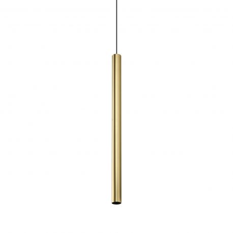 Pendule, Lustre suspendate - Pendul minimalist LOOK SP1 ROUND D40 H700 OTTONE