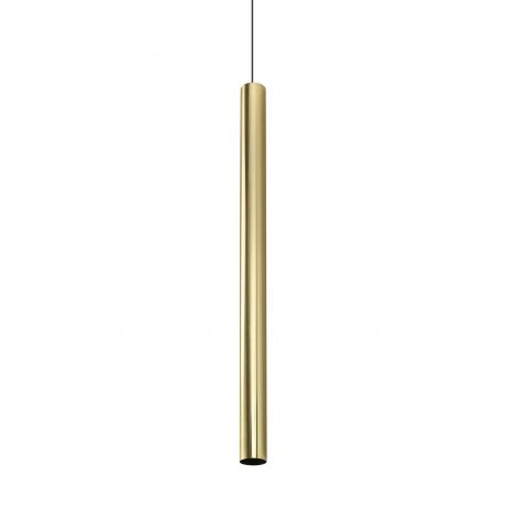 Pendule, Lustre suspendate - Pendul minimalist LOOK SP1 ROUND D60 H1000 OTTONE
