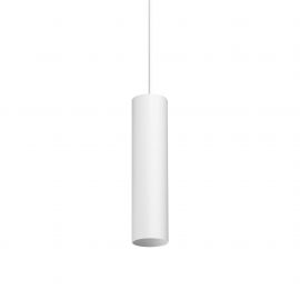 Pendule, Lustre suspendate - Pendul minimalist LOOK SP1 ROUND D60 H250 BIANCO