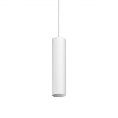 Pendule, Lustre suspendate - Pendul minimalist LOOK SP1 ROUND D60 H250 BIANCO
