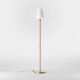 Lampadare - Lampa de podea design italian din alama si sticla Talis