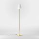 Lampadare - Lampa de podea design italian din alama si sticla Talis
