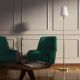 Lampadare - Lampa de podea design italian din alama si sticla Talis