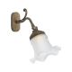 Aplica de perete stil clasic italian din alama si sticla Bell