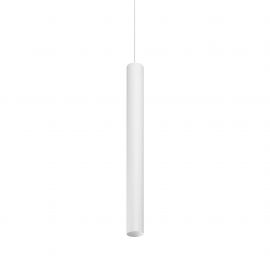 Pendule, Lustre suspendate - Pendul minimalist LOOK SP1 ROUND D60 H700 BIANCO