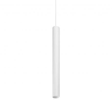 Pendule, Lustre suspendate - Pendul minimalist LOOK SP1 ROUND D60 H700 BIANCO