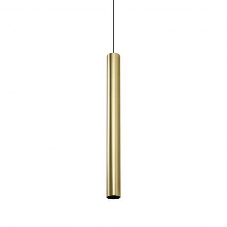 Pendule, Lustre suspendate - Pendul minimalist LOOK SP1 ROUND D60 H700 OTTONE
