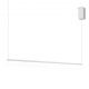Lustra LED suspendata minimalista ESSENCE SP SQUARE BIANCO 3000K