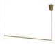 Lustra LED suspendata minimalista ESSENCE SP SQUARE OTTONE 3000K