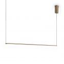 Lustra LED suspendata minimalista ESSENCE SP ROUND OTTONE 3000K
