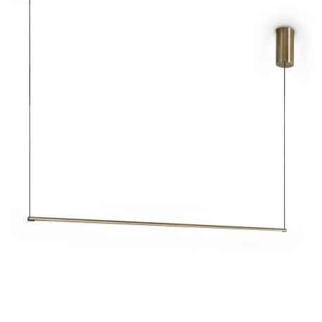 Pendule, Lustre suspendate - Lustra LED suspendata minimalista ESSENCE SP ROUND OTTONE 3000K