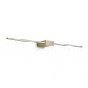 Aplica Led stil minimalist ESSENCE AP SQUARE D075 LUCE DIR. OTTONE 3000K