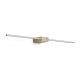 Aplice, corpuri de iluminat pentru pereti - Aplica Led stil minimalist ESSENCE AP SQUARE D075 LUCE DIR. OTTONE 3000K