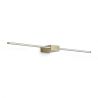 Aplica Led stil minimalist ESSENCE AP SQUARE D075 LUCE DIR. OTTONE 3000K
