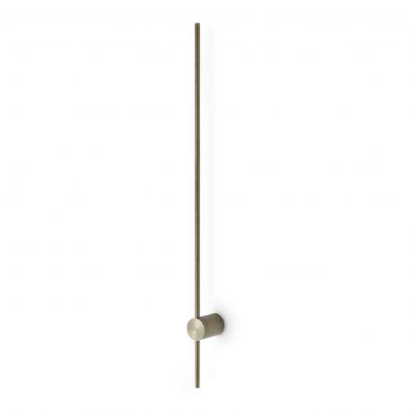 Aplice, corpuri de iluminat pentru pereti - Aplica Led stil minimalist ESSENCE AP ROUND D115 LUCE IND. OTTONE 3000K