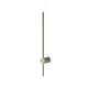 Aplice, corpuri de iluminat pentru pereti - Aplica Led stil minimalist ESSENCE AP ROUND D075 LUCE IND. OTTONE 3000K