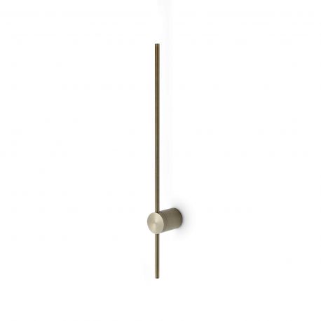Aplice, corpuri de iluminat pentru pereti - Aplica Led stil minimalist ESSENCE AP ROUND D075 LUCE IND. OTTONE 3000K