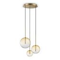Lustra suspendata design modern EQUINOXE SP3 AMBRA SFUMATO