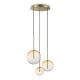 Pendule, Lustre suspendate - Lustra suspendata design modern EQUINOXE SP3 AMBRA SFUMATO