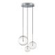 Lustra suspendata design modern EQUINOXE SP3 CROMO