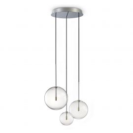 Pendule, Lustre suspendate - Lustra suspendata design modern EQUINOXE SP3 CROMO