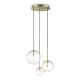 Pendule, Lustre suspendate - Lustra suspendata design modern EQUINOXE SP3 OTTONE