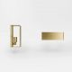 Aplice, corpuri de iluminat pentru pereti - Aplica de perete din alama design modern minimalist Armonia