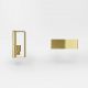Aplice, corpuri de iluminat pentru pereti - Aplica de perete din alama design modern minimalist Armonia