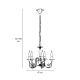 Candelabre, Lustre - Candelabru din alama masiva stilul fastuos Ludovic al XV-lea