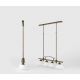 Pendule, Lustre suspendate - Lustra din alama cu inaltime reglabila Sofia 4L