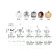 Pendule, Lustre suspendate - Pendul design modern NEMO SP1 D20 AMBRA