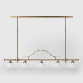 Lustra din alama cu inaltime reglabila Sofia 5L